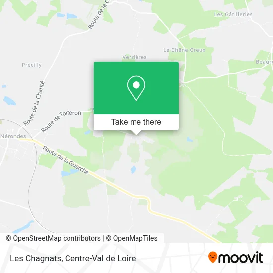 Les Chagnats map