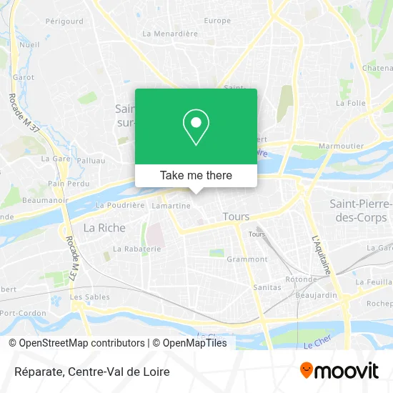 Réparate map