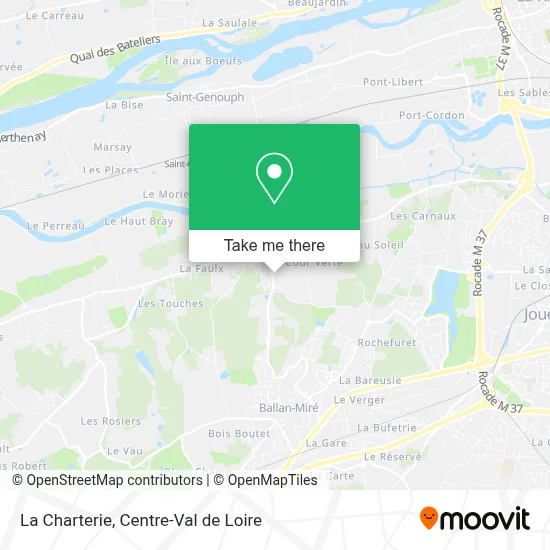 La Charterie map