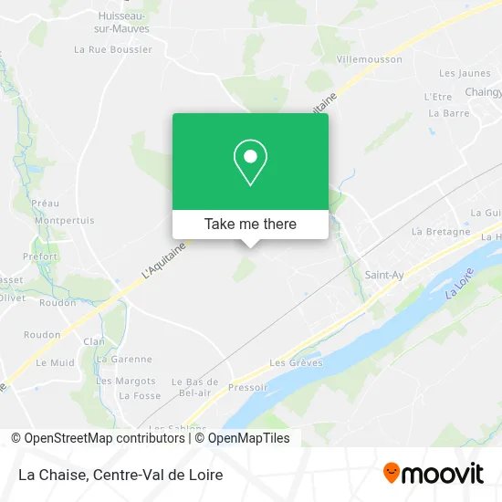 La Chaise map
