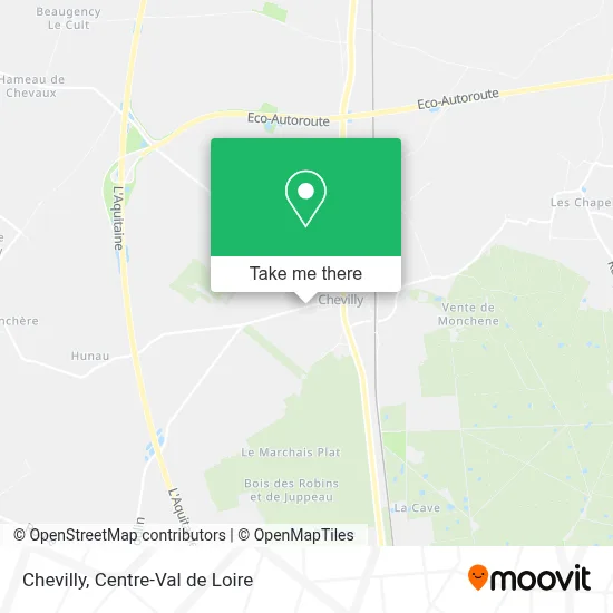 Chevilly map
