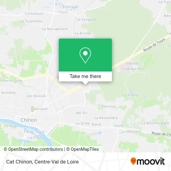 Cat Chinon map