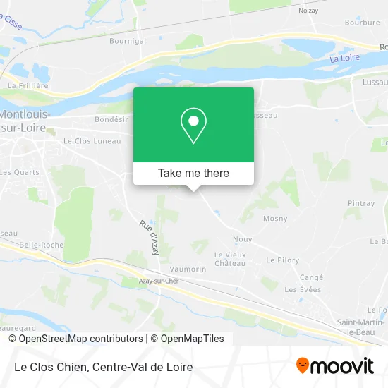 Le Clos Chien map
