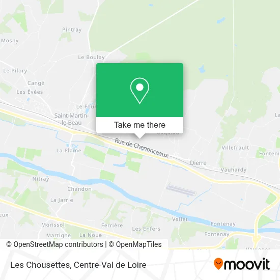 Les Chousettes map