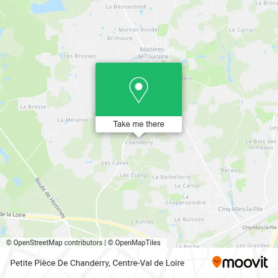 Petite Pièce De Chanderry map