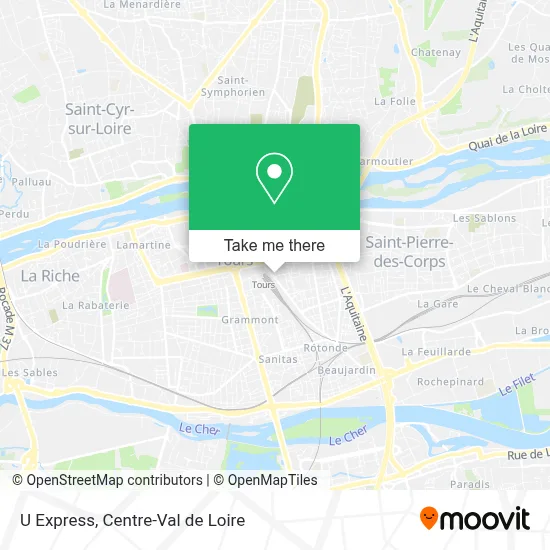 U Express map