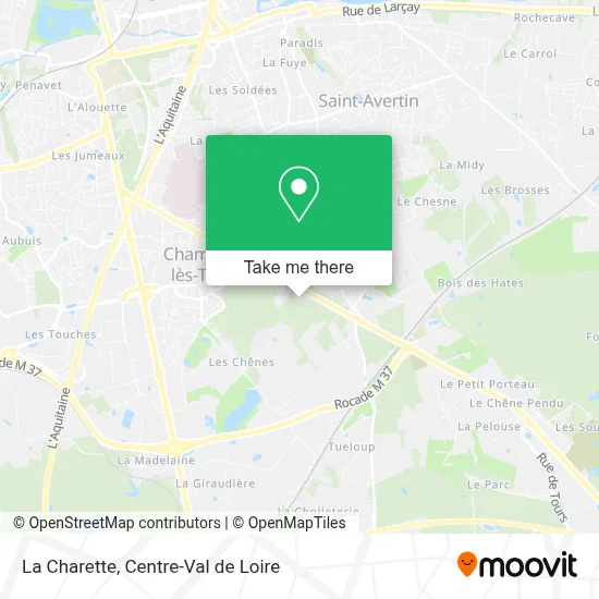 La Charette map