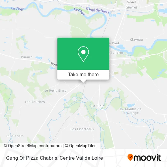 Gang Of Pizza Chabris map