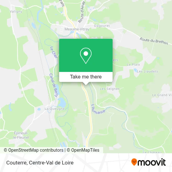Couterre map