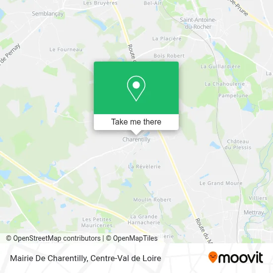 Mairie De Charentilly map