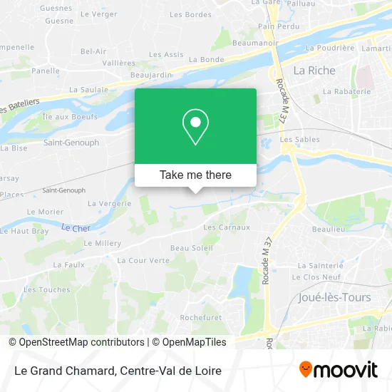 Le Grand Chamard map