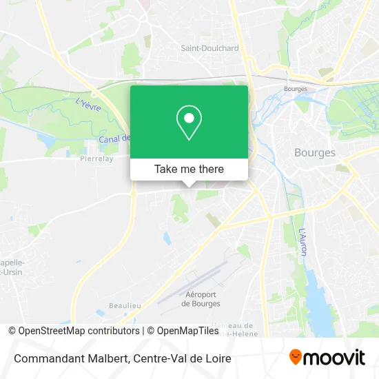 Commandant Malbert map