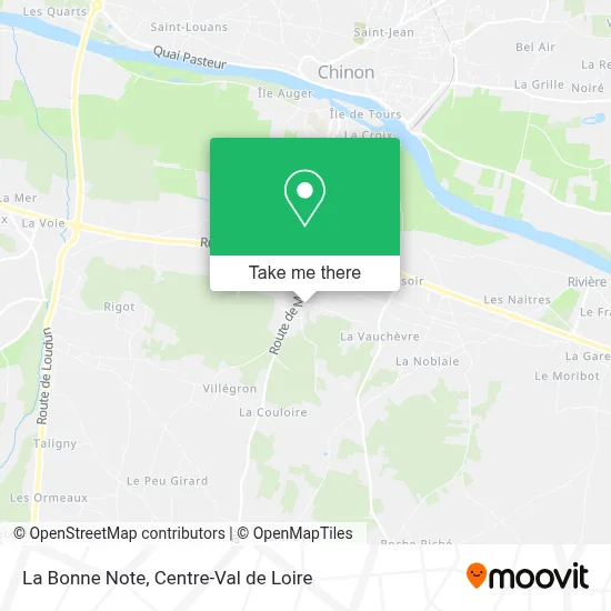 La Bonne Note map