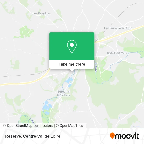 Réserve map