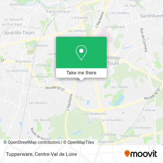 Tupperware map