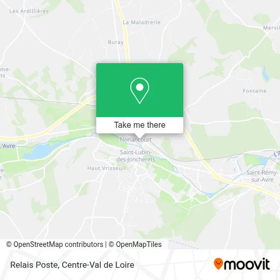 Relais Poste map