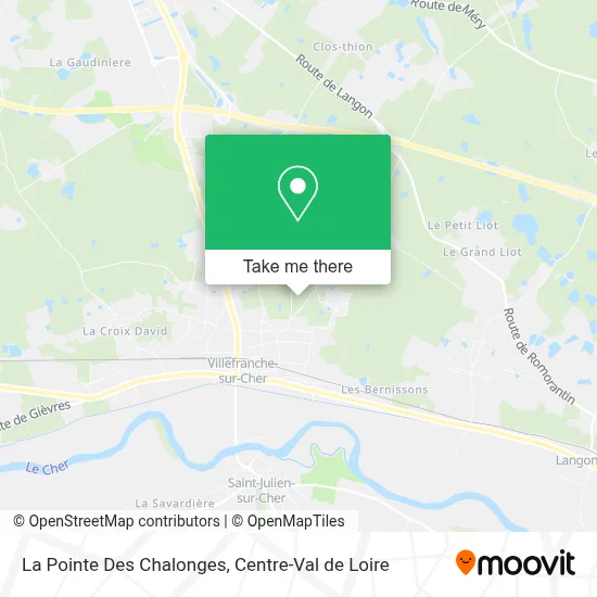 La Pointe Des Chalonges map