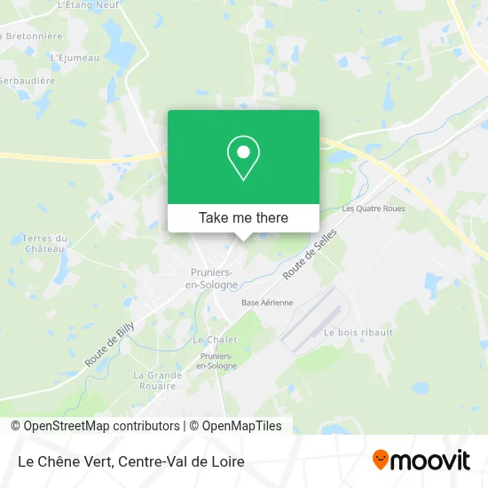 Le Chêne Vert map