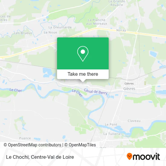 Le Chochi map