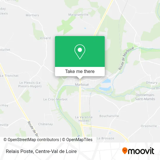 Relais Poste map