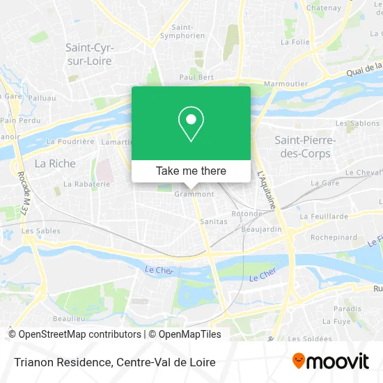 Résidence Trianon map
