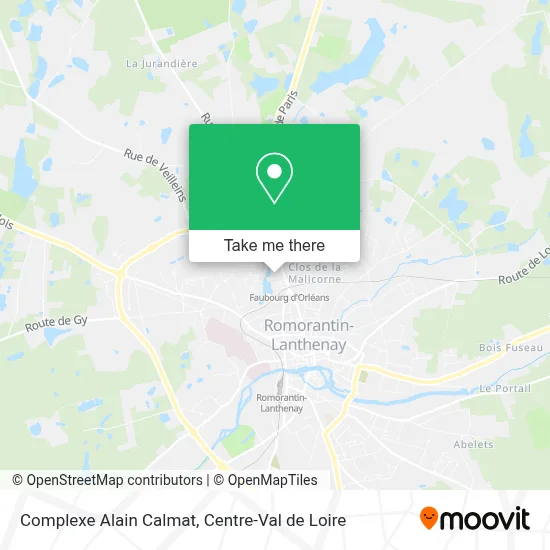 Complexe Alain Calmat map