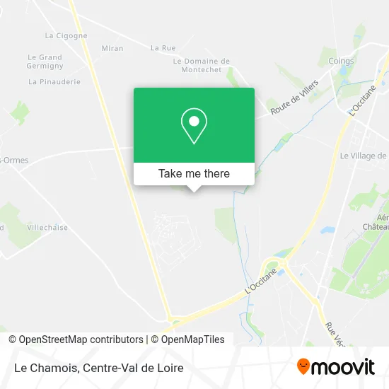 Le Chamois map