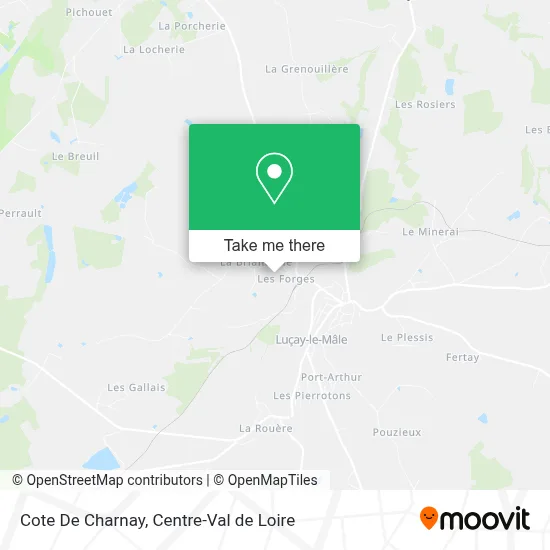 Cote De Charnay map