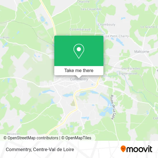 Commentry map