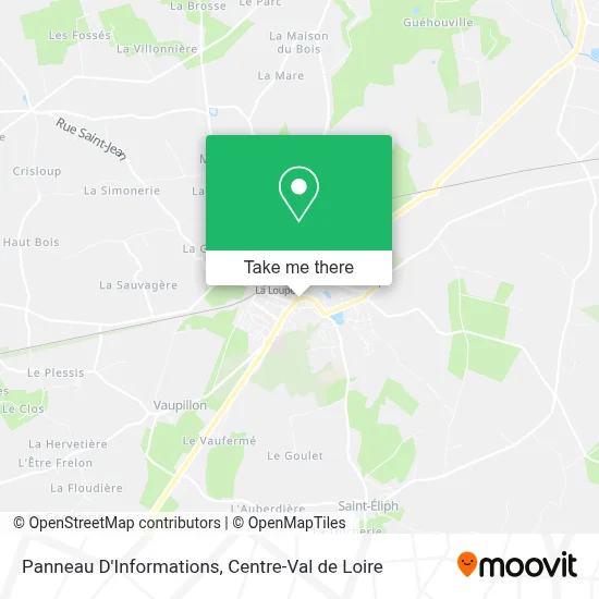 Panneau D'Informations map