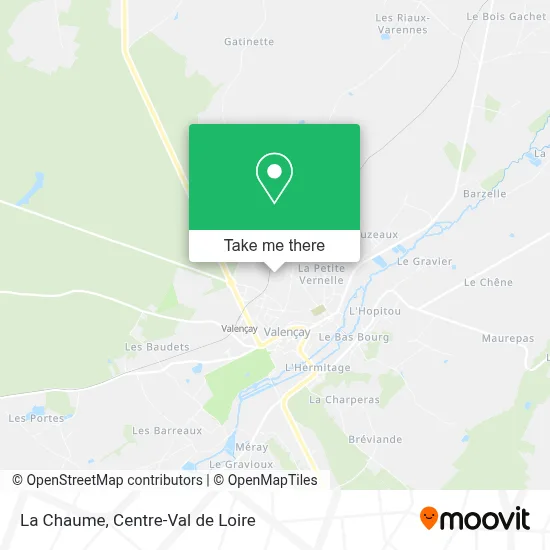 La Chaume map