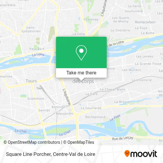 Square Line Porcher map