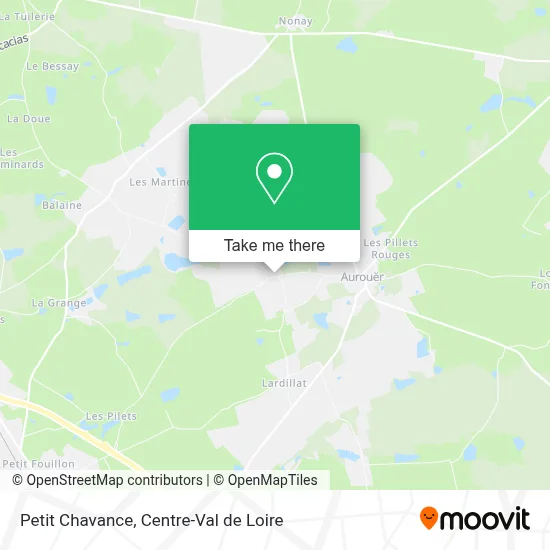 Petit Chavance map