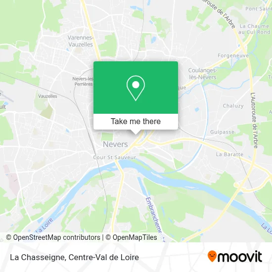 La Chasseigne map