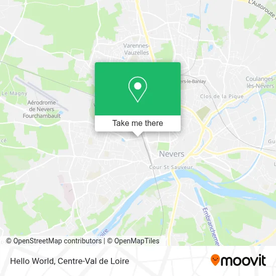 Hello World map