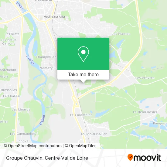 Groupe Chauvin map
