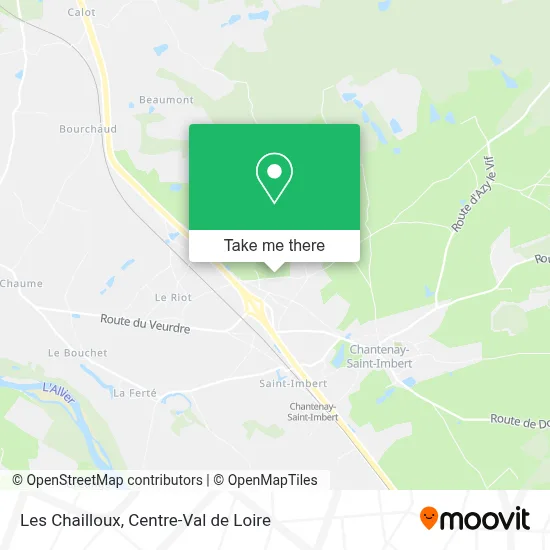 Les Chailloux map