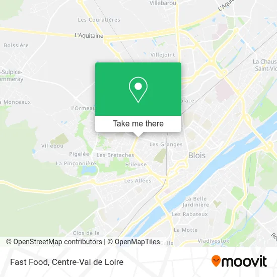 Fast Food map