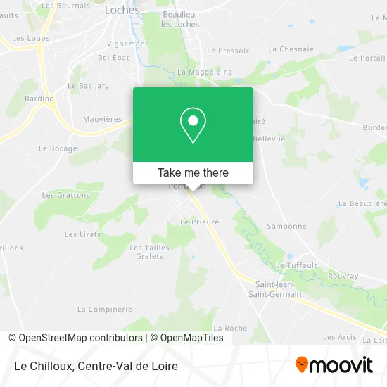 Le Chilloux map