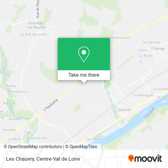 Les Chauvry map