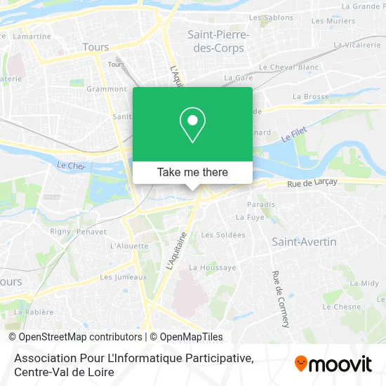 Association Pour L'Informatique Participative map