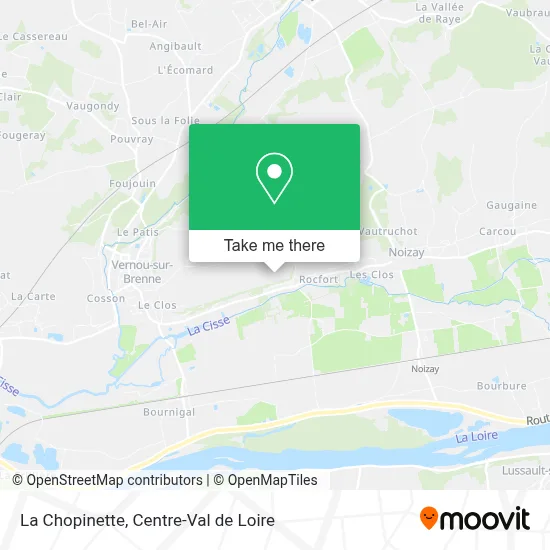 La Chopinette map