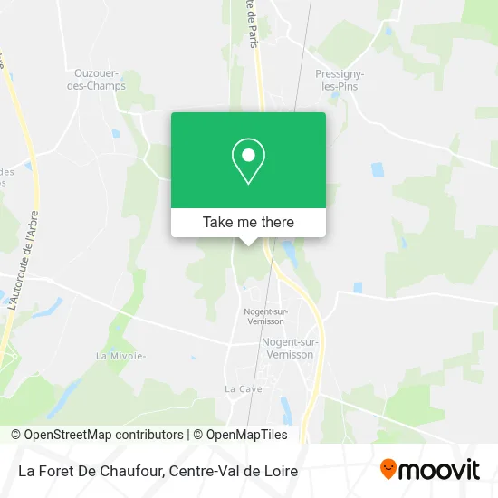 La Foret De Chaufour map