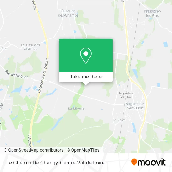 Le Chemin De Changy map