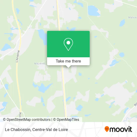 Le Chabossin map