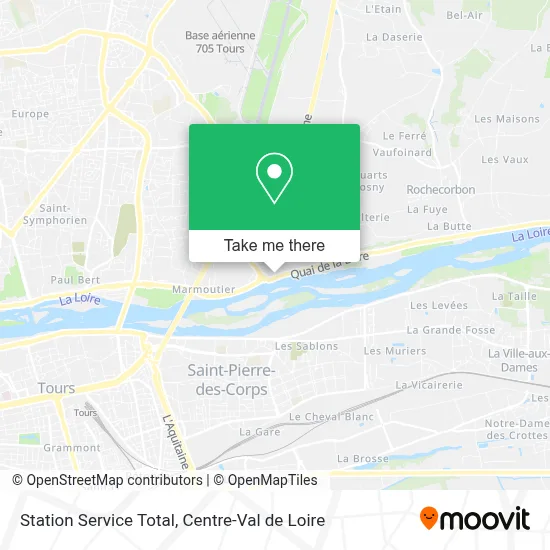 Station Service Total map