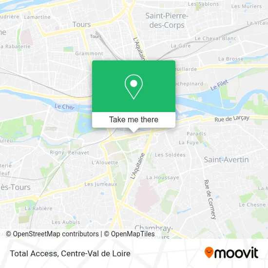 Total Access map