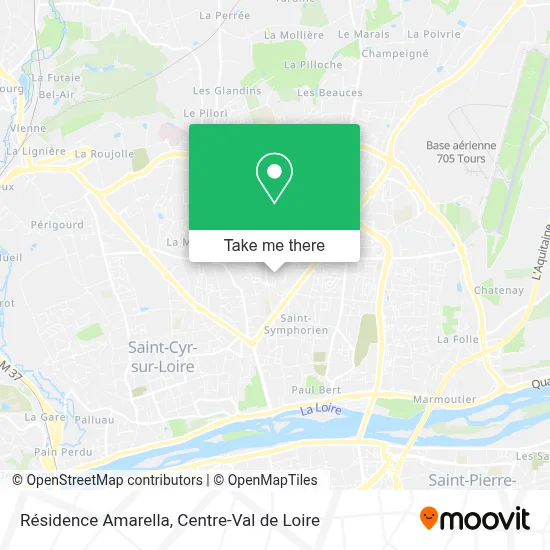 Résidence Amarella map