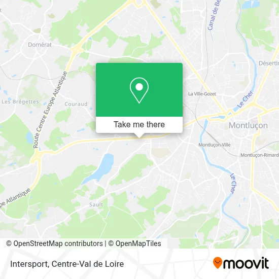 Intersport map