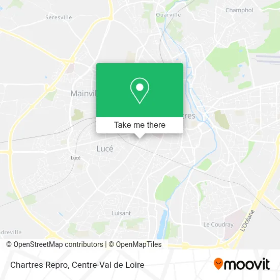 Chartres Repro map